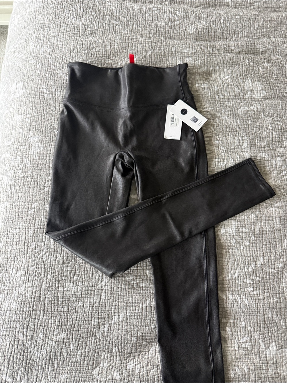 Spanx Petite Small Faux Leather Leggings